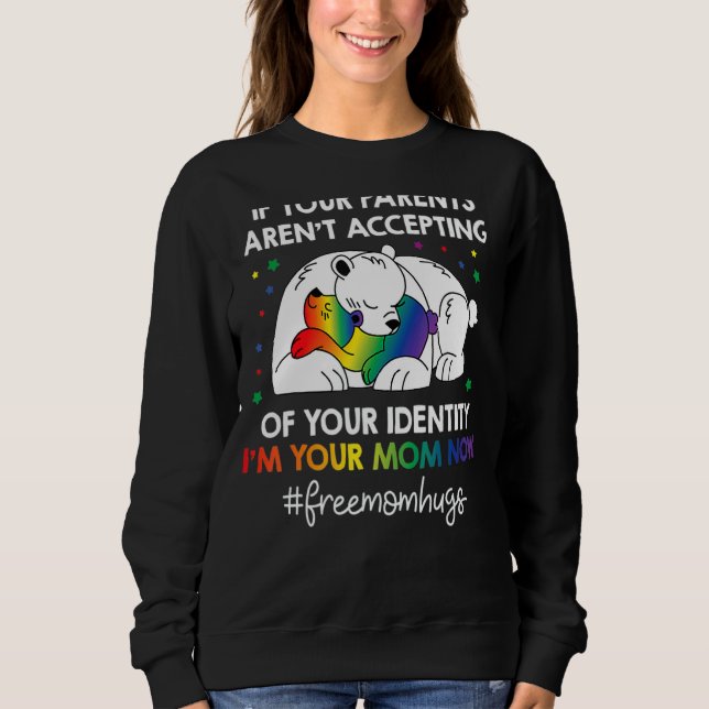 Föräldrarna accepterar inte att jag är ditt Mamma  T Shirt (Framsida)