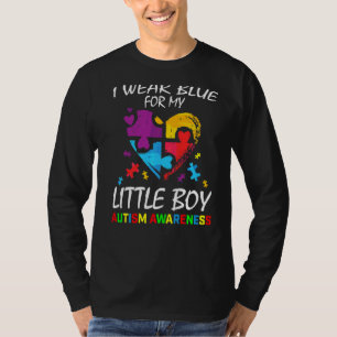 Föräldrarna Mamma Pappa Blue för min lilla son-aut T Shirt