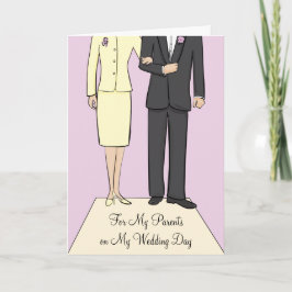 Föräldrars Bröllop Tack Kort