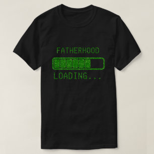 Föräldraskap som lastar nya pappa Glitter T-Shir T Shirt