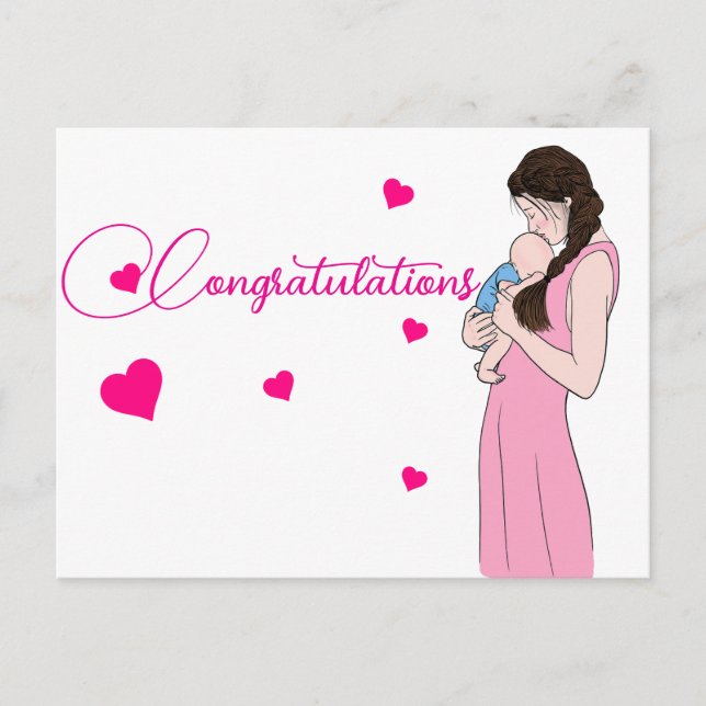 föräldraskap vykort (Framsida)