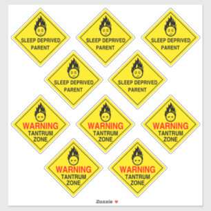 Föräldravarningsmärken Klistermärken