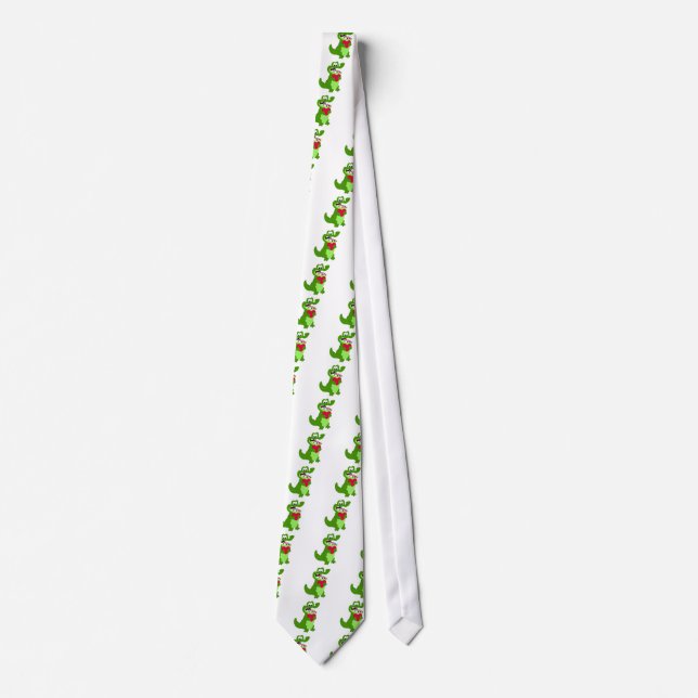 Förälskad alligator slips (Framsida)
