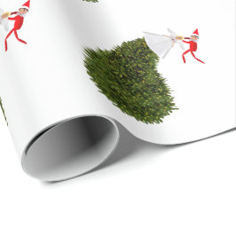 Förälskad alv-inslagningspapper presentpapper
