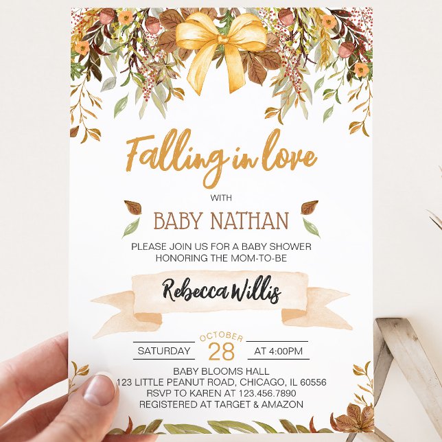 Förälskad Baby Shower Inbjudningar (Skapare uppladdad)