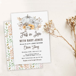 Förälskad baby shower inbjudningar
