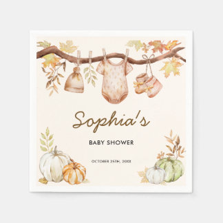 Förälskad baby shower pappersservett