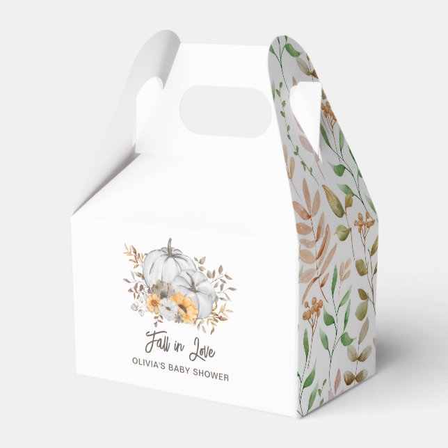 Förälskad Baby Shower Presentaskar (Framsidan Sidan)