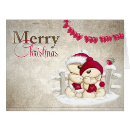 Förälskad god jul jumbo kort