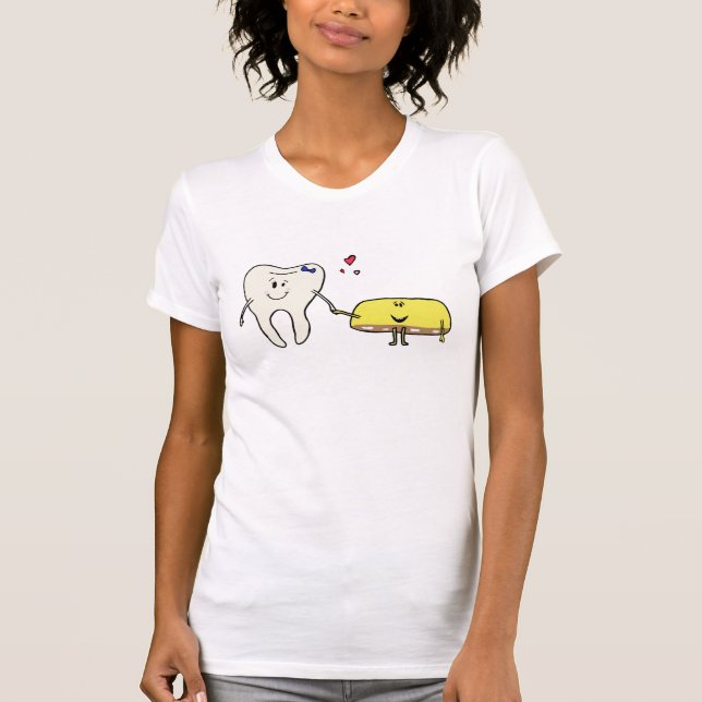 Förälskad gottegris t shirt (Framsida)