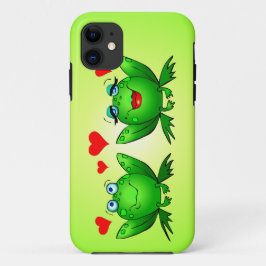 Förälskad iphone case för grodor