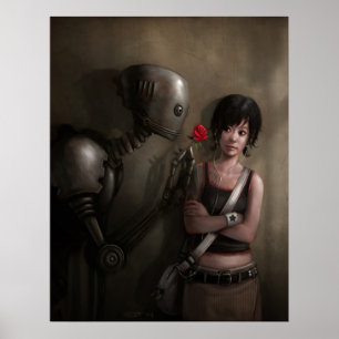 Förälskad robot poster