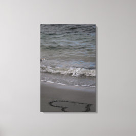 Förälskad Sandpiper Canvastryck