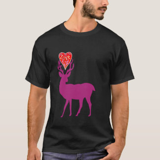 förälskad skjorta för hjort t shirt