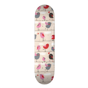 Förälskade fåglar skateboard bräda 19,5 cm