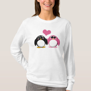 Förälskade förtjusande pingvin - skjorta t-shirt