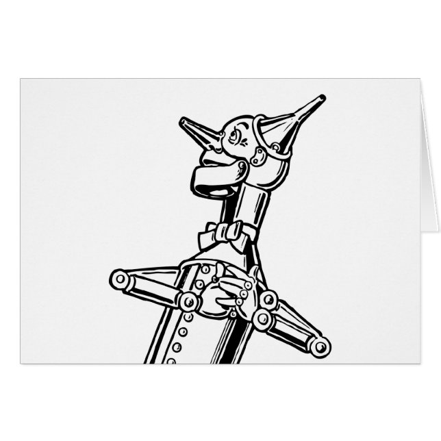 Förälskade Tinman Hälsningskort (Framsidan Horizontal)