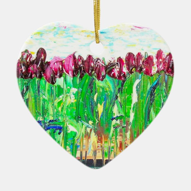 Förälskat Julgransprydnad Keramik (Framsidan)