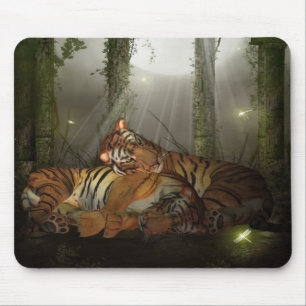Förälskat kinesiskt år av tigern Mousepad Musmatta