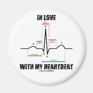 Förälskat med mitt hjärtslag (electrocardiogram magnet