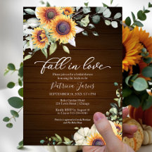 Förälskelse Rustik Pumpa Solros Bröllop