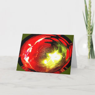 Föränderlig planet jord helgkort