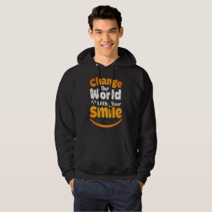Förändra Världen Med Ditt Leende Hoodie
