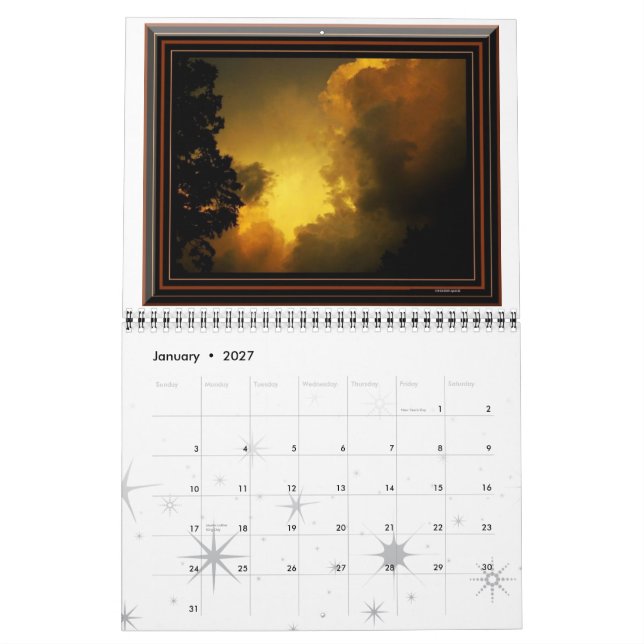 Förändrad bilder av A. Higney Kalender (Jan 2027)