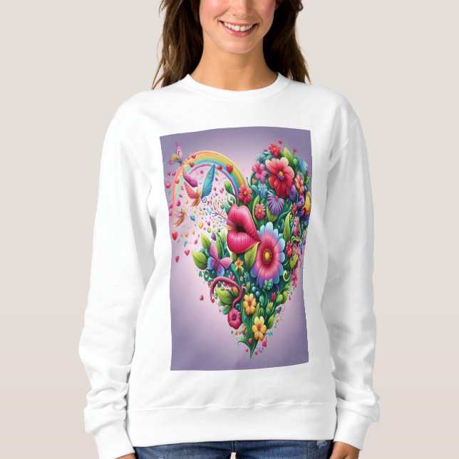 Förändrad Blommar Fantasy T Shirt (Framsida)