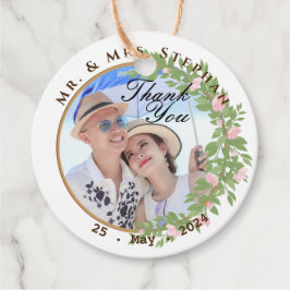 Förändrad Blommigt Elegance bröllop Gåvor Etiketter