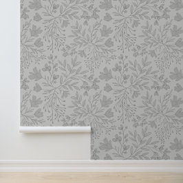 Förändrad Blommigt Meadow Dreams L5 Grått White