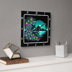 Förändrad boskapsargenskap fyrkantig klocka