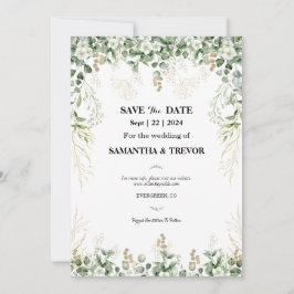 Förändrad botanisk avverkning: Spara datumet Inbjudningar