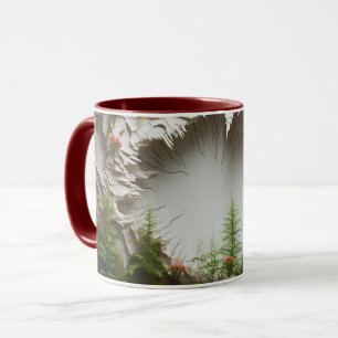 Förändrad champinjon Forest Ceramic Coffee Mugg ☕