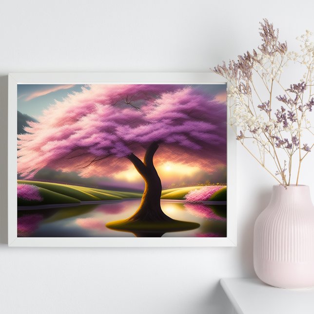 Förändrad Cherry Blommar Träd Poster (Skapare uppladdad)