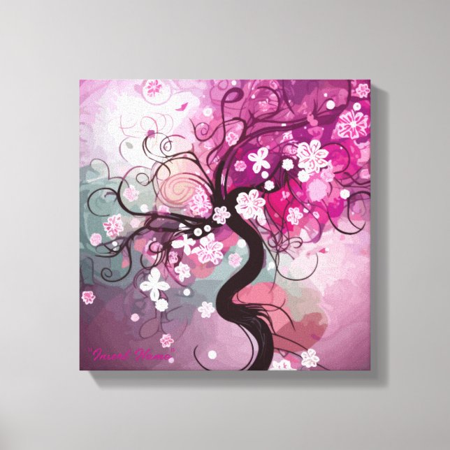Förändrad Cherry Dance Canvastryck (Framsida)