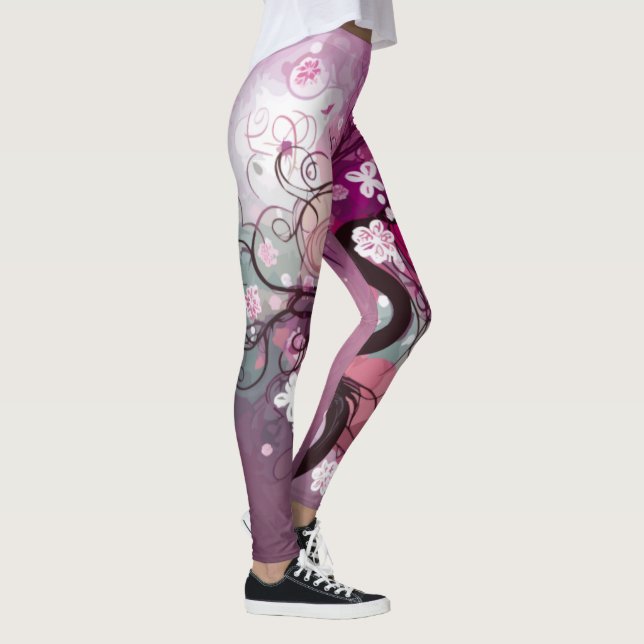 Förändrad Cherry Dance Leggings (Höger)