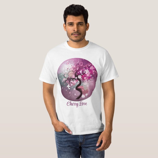 Förändrad Cherry Dance T Shirt (Hel framsida)