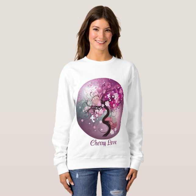 Förändrad Cherry Dance T Shirt (Hel framsida)