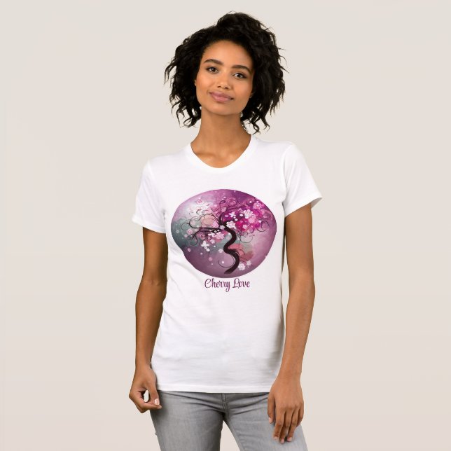 Förändrad Cherry Dance T Shirt (Hel framsida)
