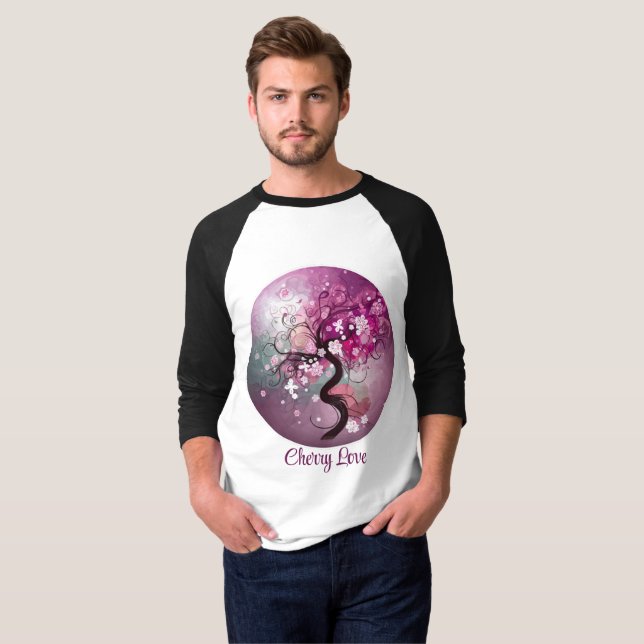 Förändrad Cherry Dance T Shirt (Hel framsida)