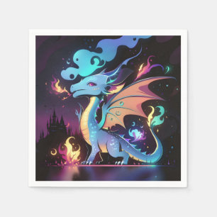 Förändrad Dragon Fire Pappersservett