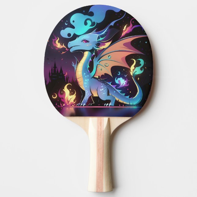 Förändrad Dragon Fire Pingisracket (Framsidan)