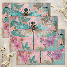 FÖRÄNDRAD DRAGONFLY DECOUPAGE