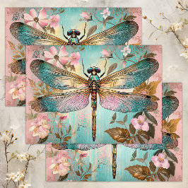 FÖRÄNDRAD DRAGONFLY DECOUPAGE