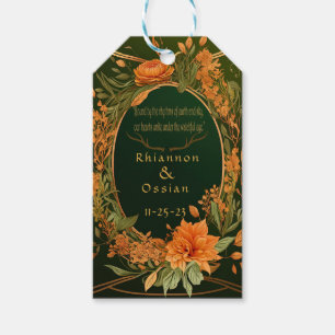 Förändrad Elegant Fall ThMeed Druid Backe Presentetikett