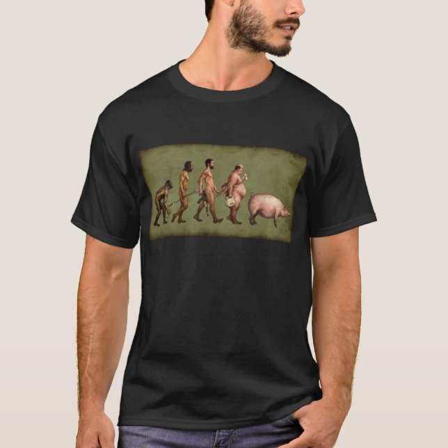 Förändrad evolution t-shirt (Framsida)