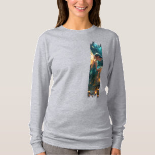 Förändrad färg på Forest Fairy Brushstroke T Shirt