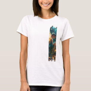 Förändrad färg på Forest Fairy Brushstroke T Shirt
