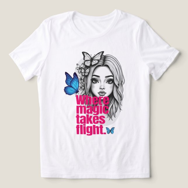 Förändrad flygning t shirt (Design Framsida)